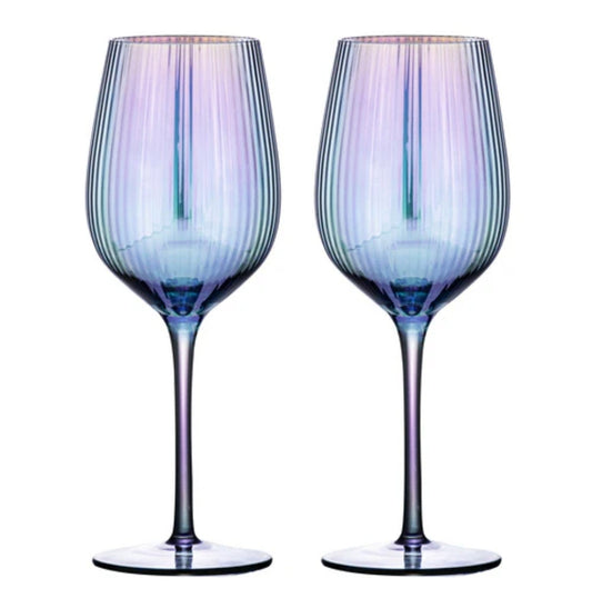 Black Pearl Wine Glasses