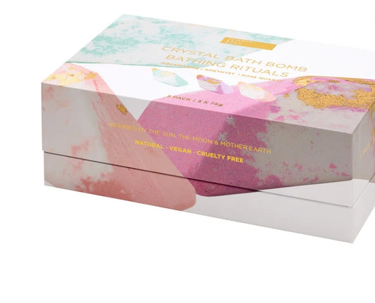 Crystal Bath Bomb Bathing Rituals