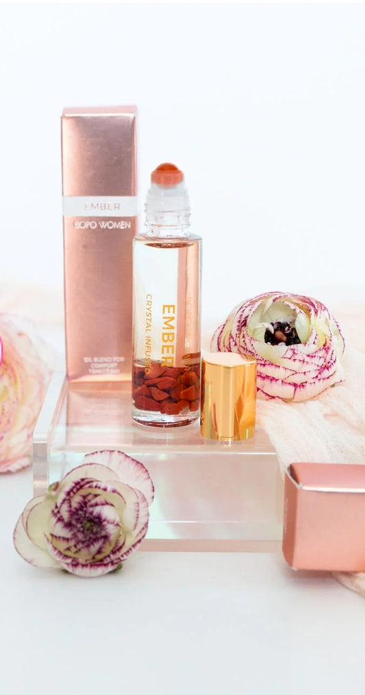 Ember crystal infused perfume roller