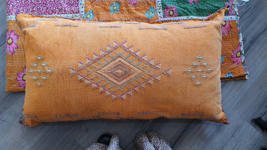 MOROCCAN Cactus silk cushion