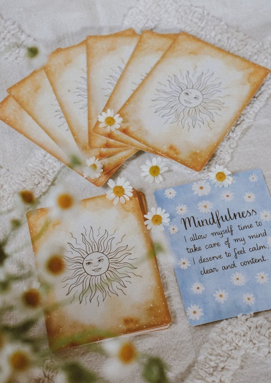 Guided Affirmation Card deck & box