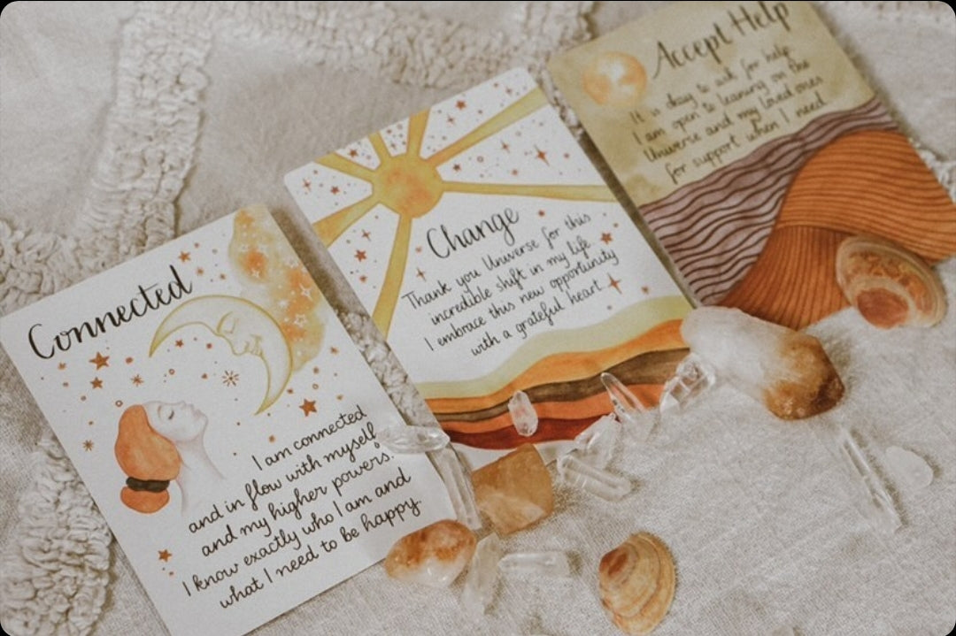 Guided Affirmation Card deck & box