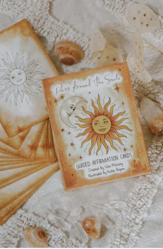 Pass around the smile..guided affirmation cards