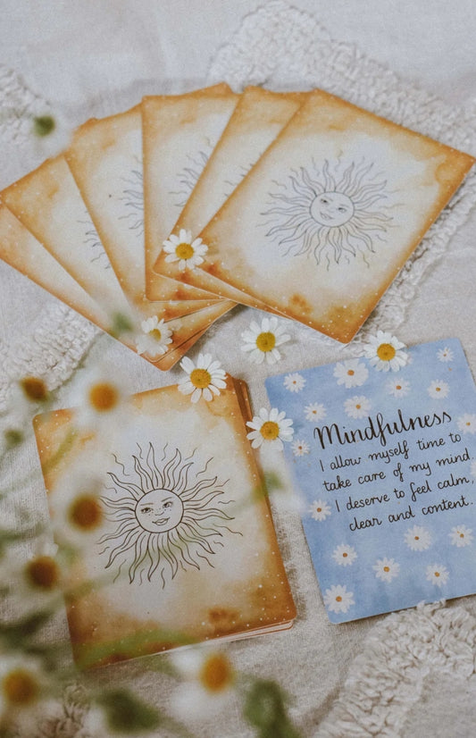 Pass around the smile..guided affirmation cards