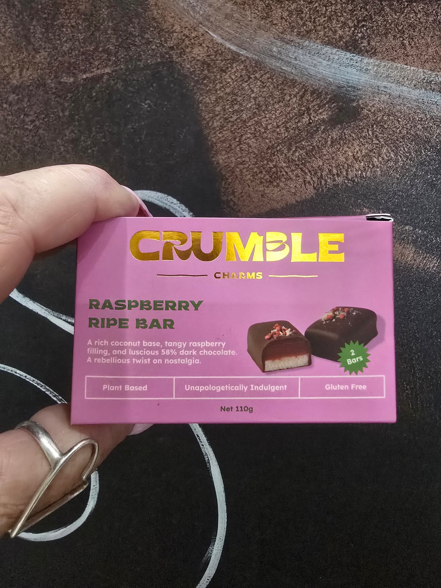CRUMBLE Charms🩷 Raspberry Ripe Bars