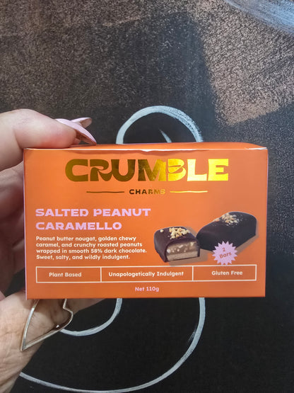 CRUMBLE Charms 🤎Salted Peanut Caramello Bars