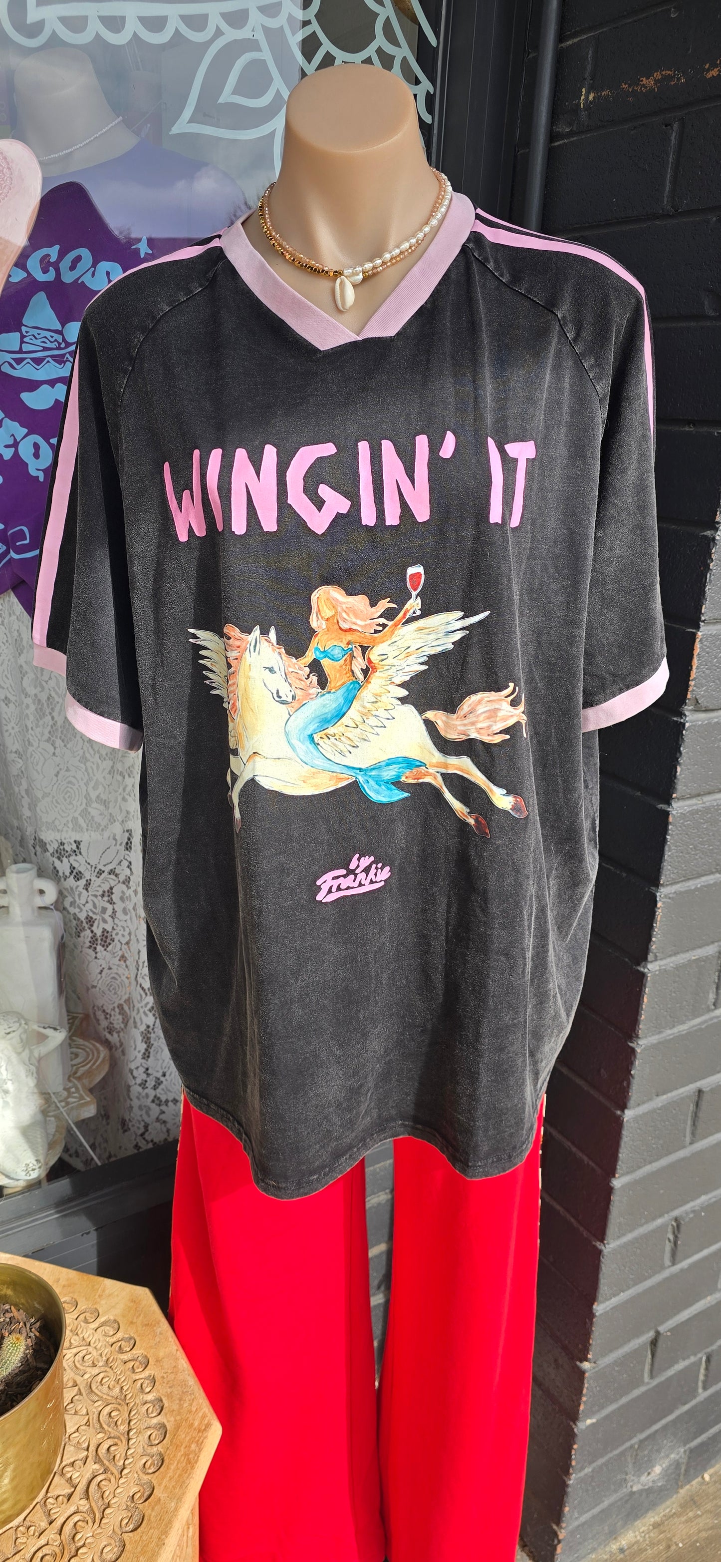 Wingin it🧜‍♀️tee