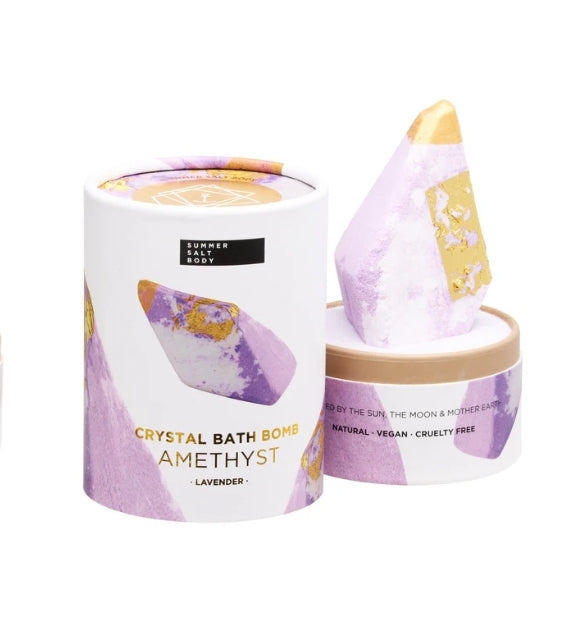 Crystal Bath Bomb Amethyst