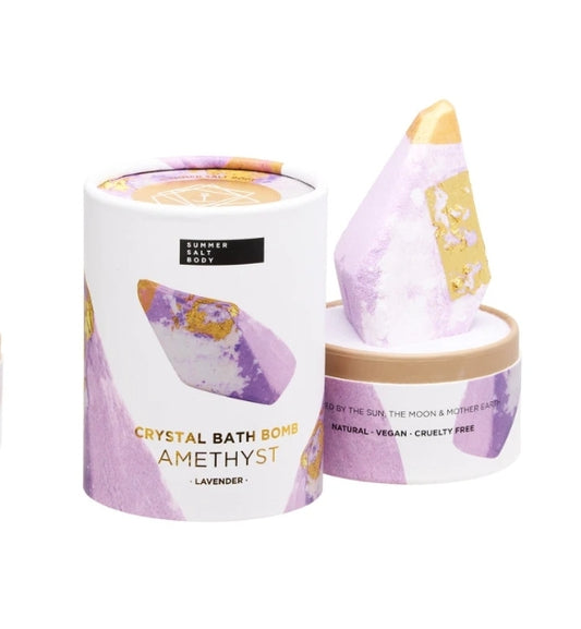 Crystal Bath Bomb Amethyst