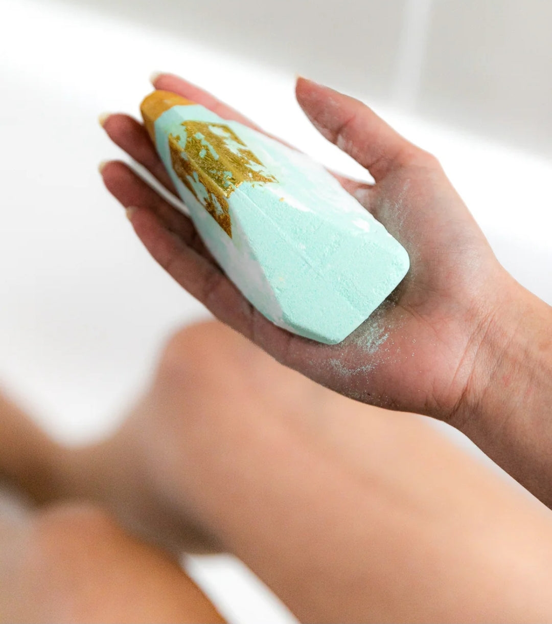 Crystal bath bomb AQUAMARINE