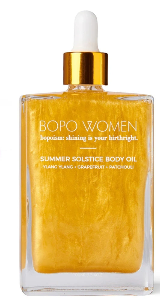 Summer solstice body oil gold