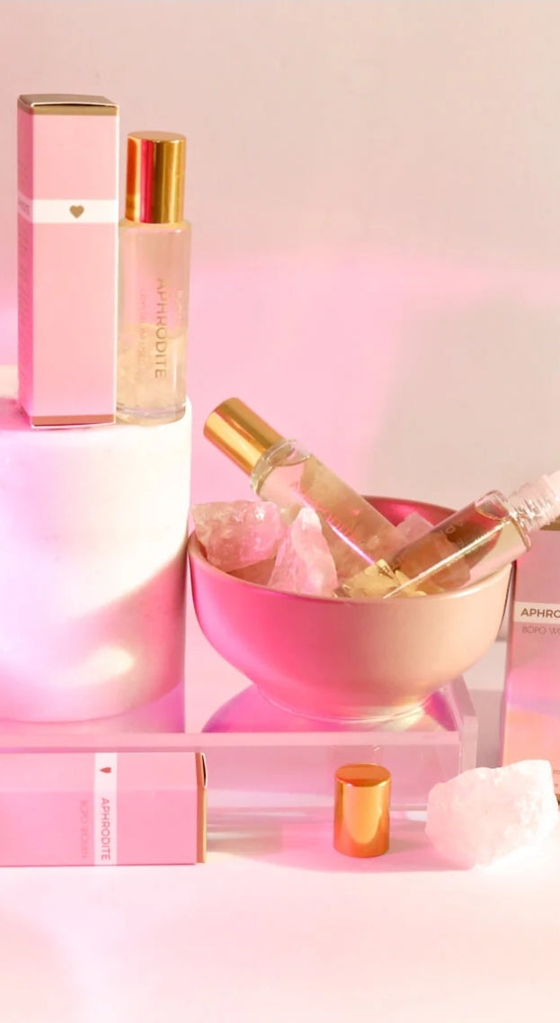 Aphrodite crystal perfume roller