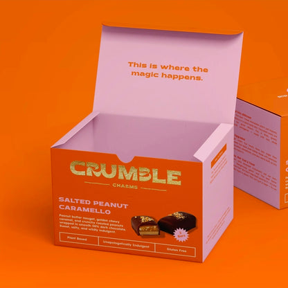 CRUMBLE Charms 🤎Salted Peanut Caramello Bars