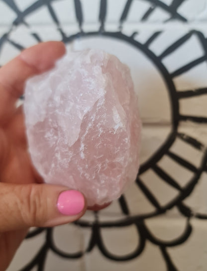 Rough Cut Rose Quarts Large Chunks